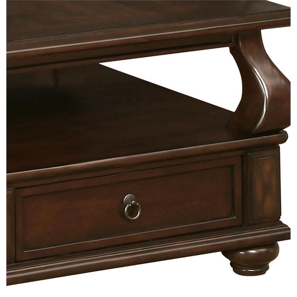 Amazon.com: Acme Amado Rectangular 4-Drawer Wooden Coffee Table